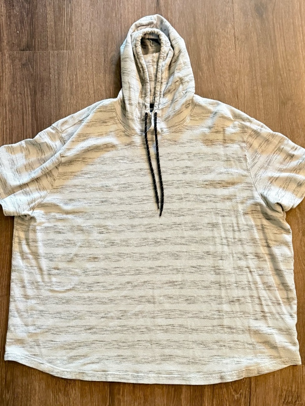 Winston Men's Big & Tall Short Sleeve Hooded T-Shirt - Gray - Size 3XL